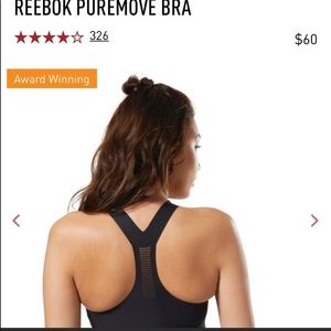 Reebok Womens PureMove Sports Bra